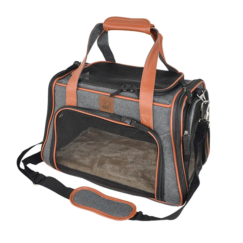 Breathable Dog Carrier Portable Travel Pet Carriers for Cat Small Dogs Safety Car Seat Pet Bag