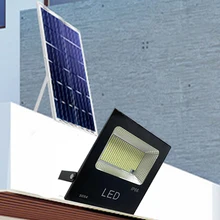 Lámpara de Panel Solar A2 de 100 400W, iluminación LED, superbrillante, batería de gran capacidad, foco inalámbrico para exteriores, resistente al agua