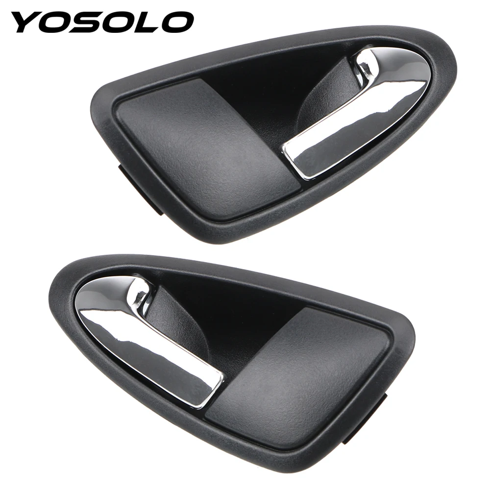 YOSOLO 1 шт Авто внутренние дверные ручки для 6J1 837 113A 6J1 837 114A черный левый/правый для сиденья Ibiza 2009-2012 GW