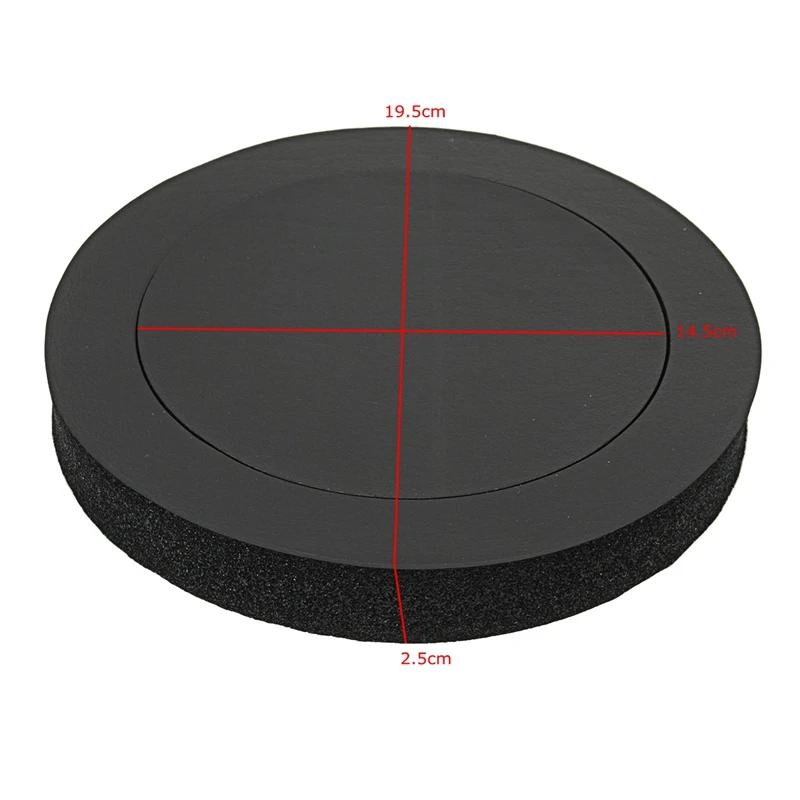 4pcs 6.5 Inch Car Speaker Ring Bass Door Trim Sound Insulation Cotton