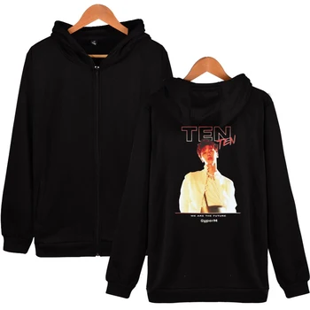 

SuperM Kpop Zipper Hoodies Sweatshirt Cool Fashion Men/women Casual hoodie Pullover sweatershirts male/Women Zip-up Hoodies