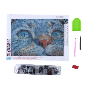 

5D Cat Face Eyes Diamond Painting Diamond Cross Stitch Diamond Painting Room Living Room Decoration