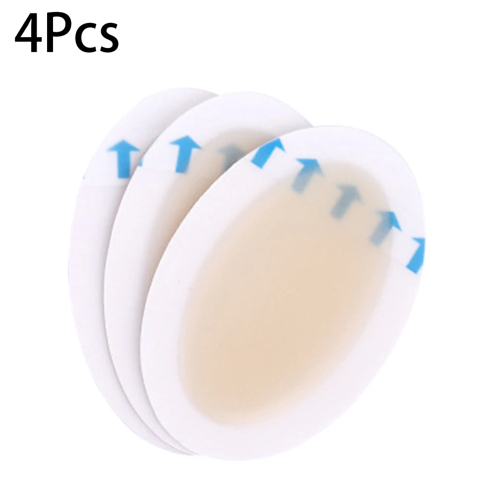 

4Pcs Hydro-colloid Waterproof Plaster Soft Heel Sticker Portable Protective Adhesive Skin Wear Resistant Foot Care Blister Patch