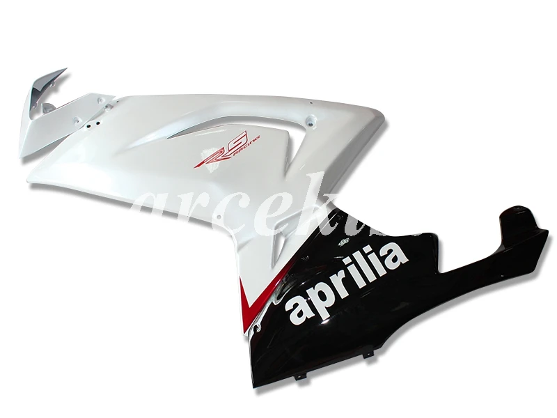 Мотоцикл литья под давлением ABS Полный обтекатели комплект подходит для Aprilia RS125 06 07 08 09 10 11 RS 125 2006-2011 тела набор Белый