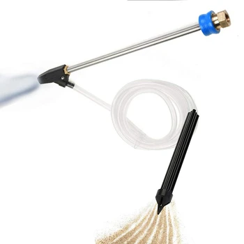 

4Pcs Set Sandblaster Kit High Pressure Washer Sand Wet Blasting Nozzle 1/4 inch Quick Connect Blasting Pressure Cleaning Tool