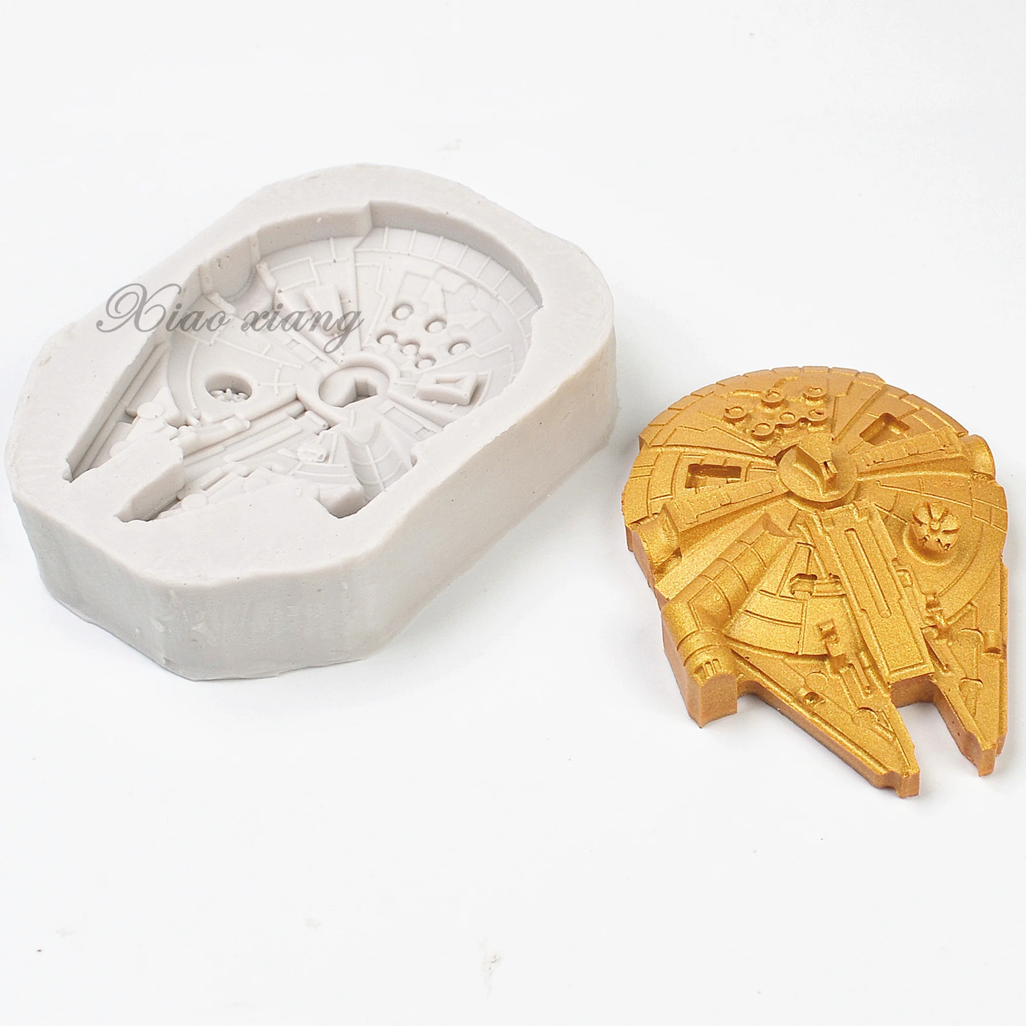 3D космический корабль силиконовые формы для помадки фотографий Sugarcraft кухонный
