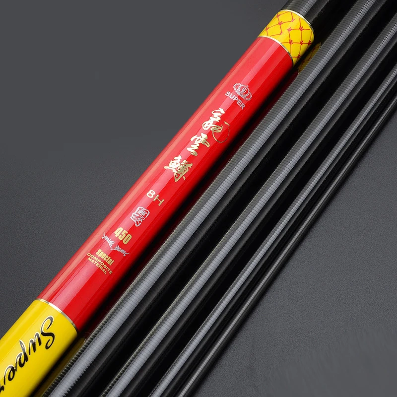 Углеродный, сверхтвердый тайваньский Удочка 9h 19 Tune Fish Pole 3,9 m 4,5 m 4,8 m ручные удочки рыболовные снасти