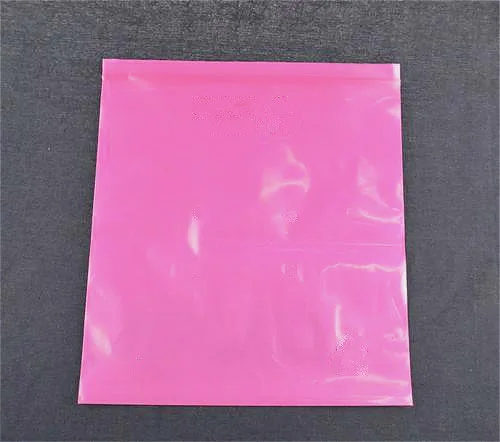 LDPE Ziplock Многоразовые Пакеты антистатические пластиковые Ziplock упаковки молнии пыли уплотнения карман 385*385*0,12 мм