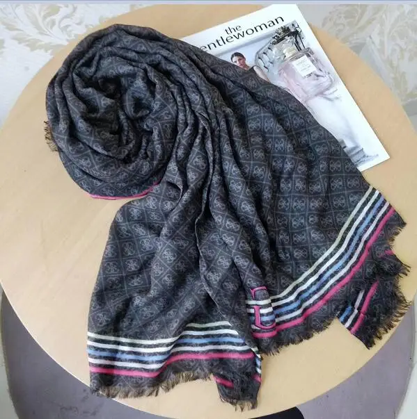 Немецкий модный бренд осенне-зимний женский шарф и шейный платок высокого качества шарфы - Цвет: 59