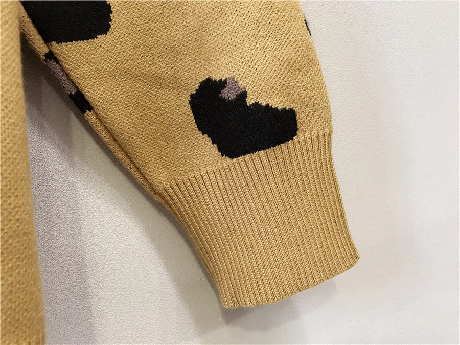 ALPHALMODA свитер с леопардовым принтом+ прямая юбка Женский Повседневный Трикотажный костюм из 2 предметов юбка с высокой талией свободный свитер модный комплект из 2 предметов