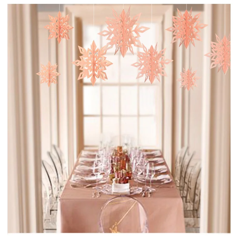 6 шт. Sentiu Floco De Neve Do Floco De Neve De Natal Festa De Natal Casamento Каса Декор Cena Diy Ornamento Decorao Do Partid
