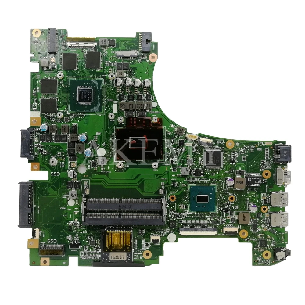 GL553VD материнская плата для ноутбука ASUS ROG GL553VD FX53VD ZX53V GL553VW тестовая оригинальная материнская плата I7-7700HQ GTX1050-4G