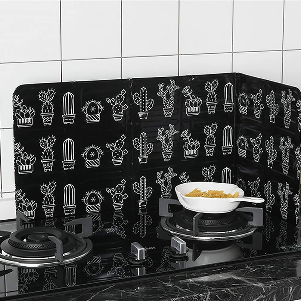Multifunction Wall Oil Splash Guard Aluminum Folding Cooker Gas Stove Speaker Plate Cooker Pan Oil Protection Screen gadget set