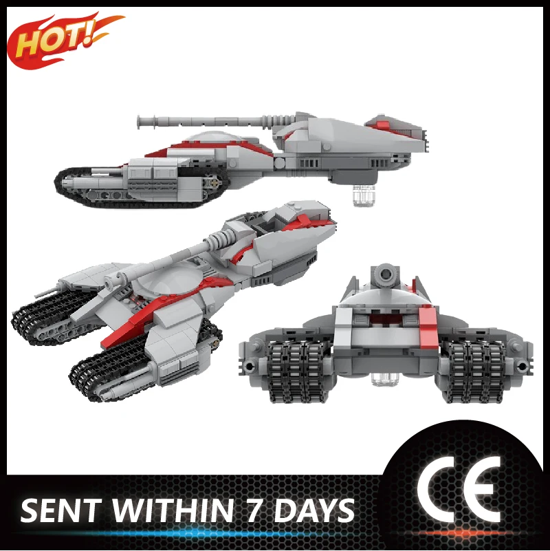 Звездный космос серия MOC-58636 военная модель высокоскоростной протектор танк
