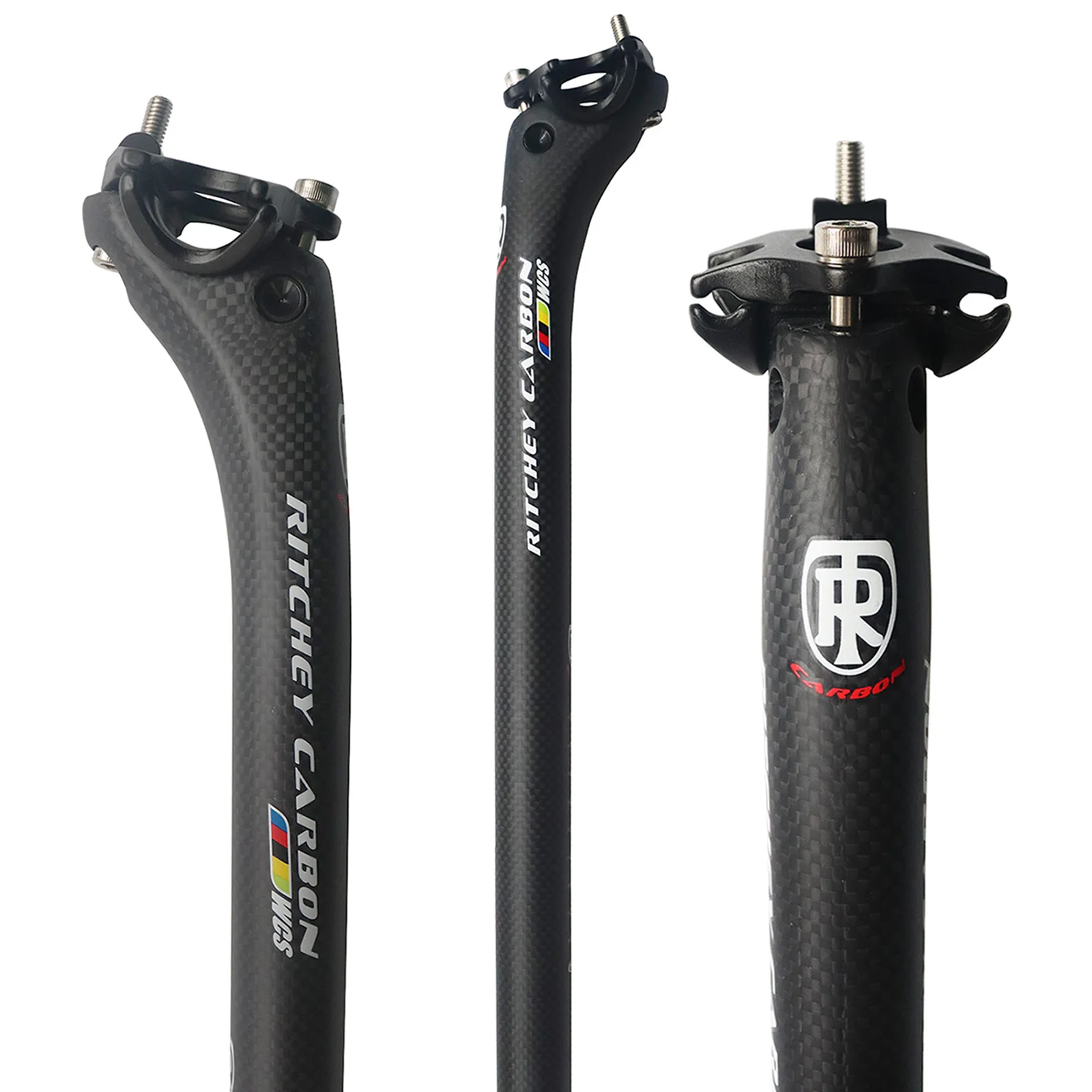 Carbon Seatpost 27.2//30.8/31.6mm matte/Gloss 3k Fiber MTB/Road Bicycles seat post Light tube350/400mm | Спорт и развлечения