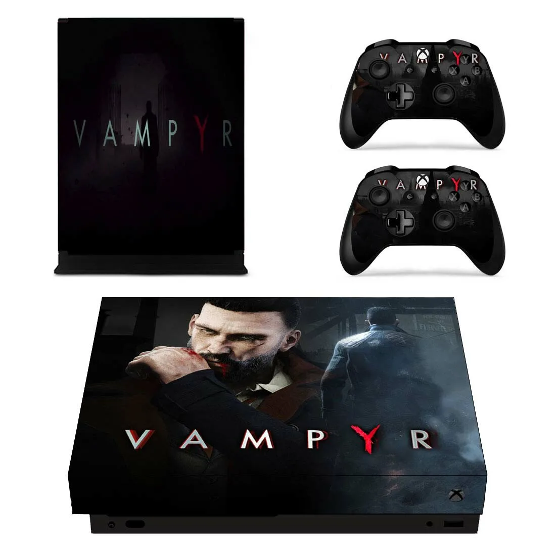 Vampyr стикер s для Xbox One X виниловые наклейки на кожу Наклейки Обложка Pegatinas для Xbox one X консоли пульта дистанционного управления скины