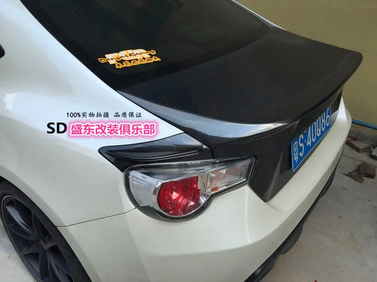 Подходит для TOYOTA 86 BRZ TRD Углеродного Волокна Задний спойлер заднее крыло