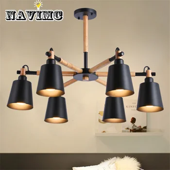 

6Heads Creative Personality Modern Livingroom Chandelier Bar Cafe Restaurant Bedroom Iron Decoration Lamp
