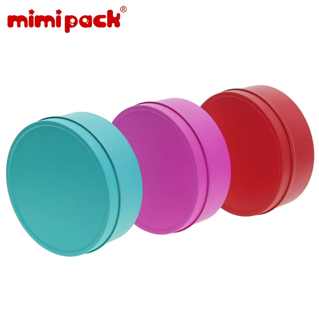 Дизайн mimipack, 12 шт., неглубокие круглые матовые коробки для конфет 140x38 мм, жестяные банки для печенья, для помолвки, свадьбы