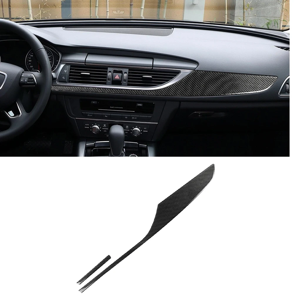 Декоративная крышка приборной панели наклейка для Audi A6 S6 C7 A7 S7 4G8 2012-2018 аксессуары