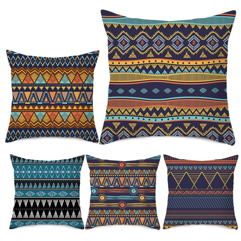 

Mandala Printing Cushion Cover India Mandala Polyester Decorative Pillowcase Home Accessories Sofa Pillow Case almohada