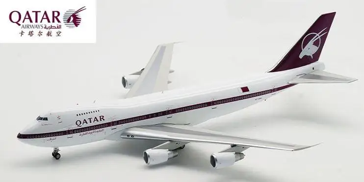 Inflight QATAR BOEING 747 B747SR A7-ABK 1/200 литье под давлением модель самолета |