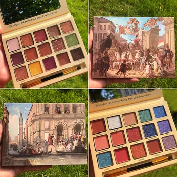 

15 Color Nude City Eye Shadow Palette Warm Eyeshadow Shimmer Matte Glitter Powder Waterproof Paleta De Sombra Makeup Pallete