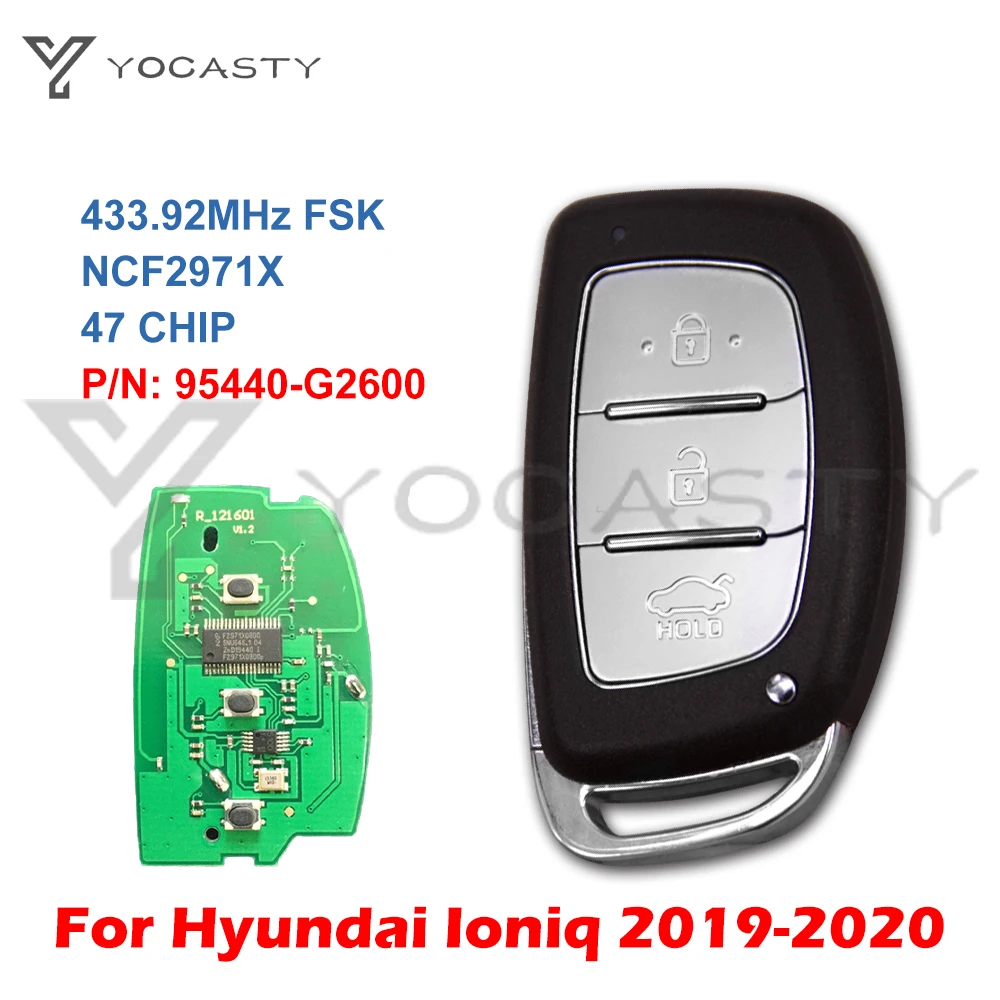 YOCASTY 95440 G2600 For Hyundai Ioniq 2019 2020 433MHz ID47 Passive