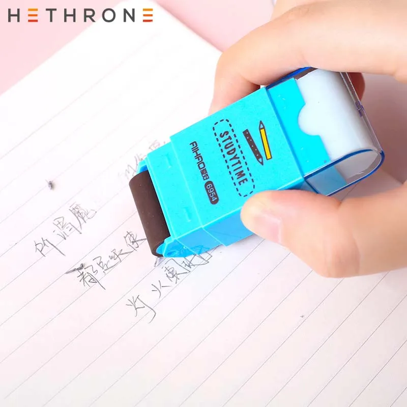 Hethrone креативная Новинка тройной ластик точилка для карандашей резак нож рекламные канцелярские товары Пластиковая точилка для детей Подарки