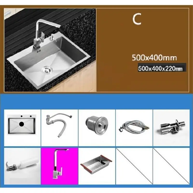 Number 20 Evier кухня Umywalka Acero Inoxidable Escurridor нержавеющая сталь кухня Куба Пиа Cozinha де Cocina Fregadero раковина для мытья посуды - Цвет: Number 20