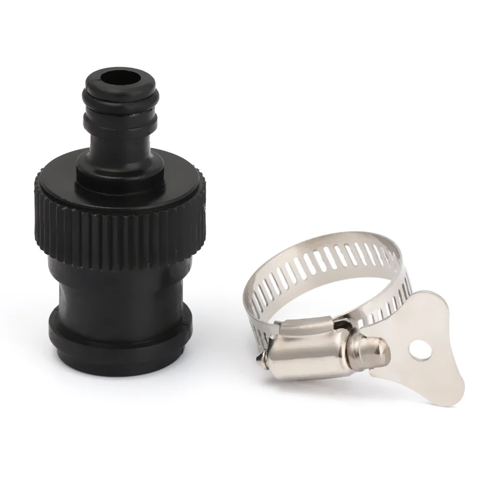 Adattatore Universale Per Rubinetto Da 16mm: Morsetto In Acciaio Inox Per Tubo Da Giardino, 2 Pezzi
