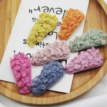 

Baby Girl Hairpin 2 Pcs Girls Hair Clips Cute Plush Design Hair Pin Set Children Princess Hair Accessories2020