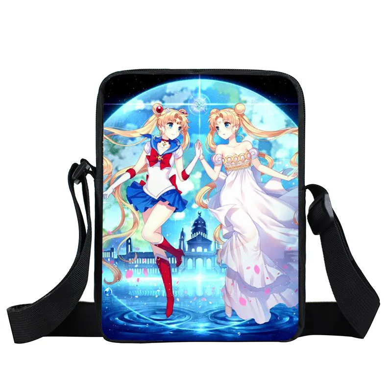 Аниме Сейлор Мун сумка-мессенджер SailorMoon Кристалл девушки мини-сумка на плечо женские сумки на каждый день Детские Школьные сумки Дети крест книжная сумка - Цвет: xkbmsn81