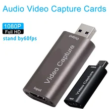 NEW Mini 4K Video Capture Card 1080P -Compatible to USB Box for PS4 Game Camcorder Recording Live Streaming