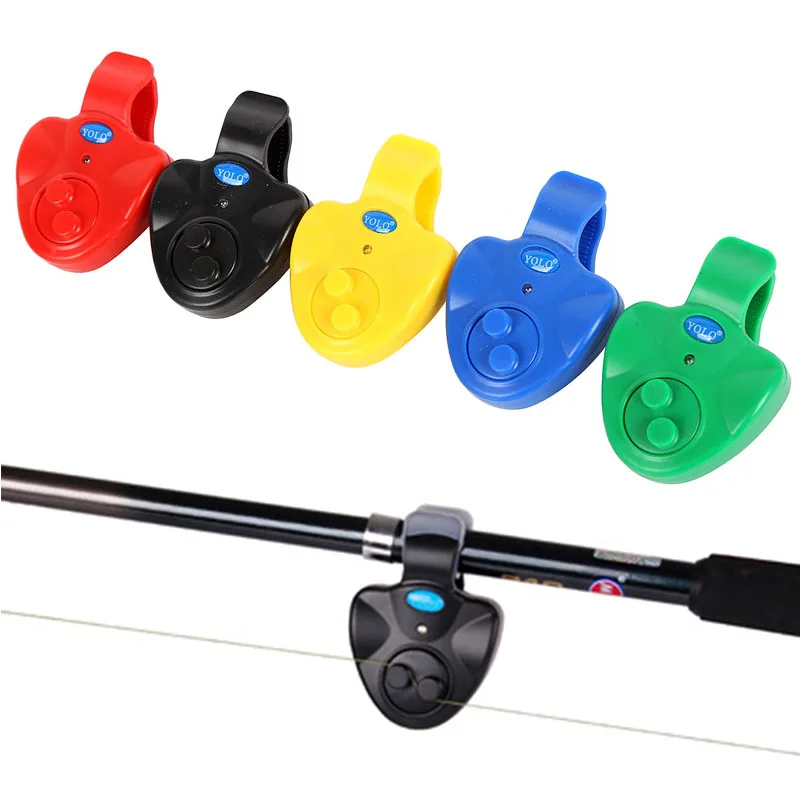 

Fishing Bite Alarm Electronic Wireless Clip-On ABS Fish Bite Alarm with LED Light Clip On Fishing Rod For Fishing Tackle alarms