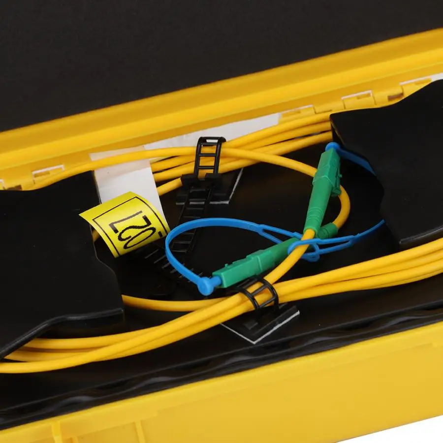1 комплект Оптическое волокно OTDR launch Cable Box Dead Zone волокно кольцо LC/APC-LC/APC SM 1 км