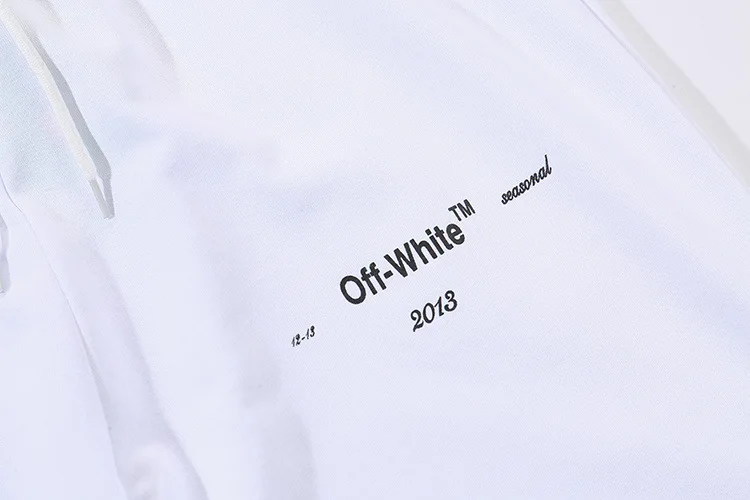 OFF-WHITE OW уличный хип-хоп цветной эскиз стрелы Печать мужские шорты пара