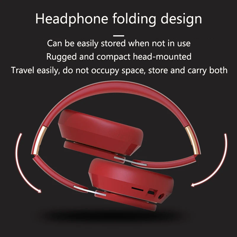 New Sports Bluetooth headset HiFi wireless stereo sound large capacity battery for Apple Android Samsung Huawei Xiaomi OnePlus