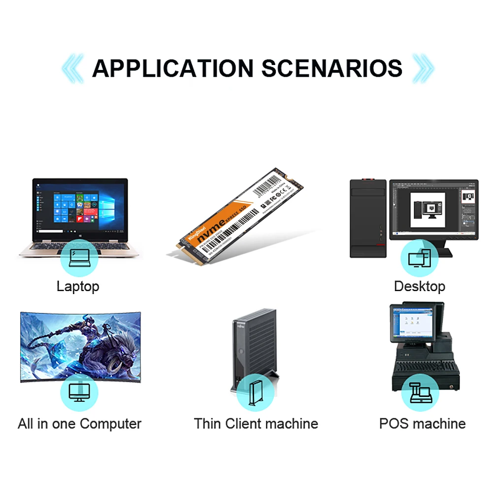 KingDian Ssd Sata m2 M.2 Hdd ssd 120 gb 240 gb 480gb  500gb 512gb 1TB 2TB Solid State Hard Internal hard drives Internal Solid