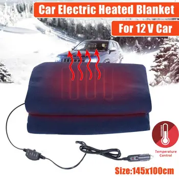 

2020 Car Heating Blanket 12V Fleece Universal Electric Heated Blanket for Winter Auto Car Power Supply Heating Electric Blanket