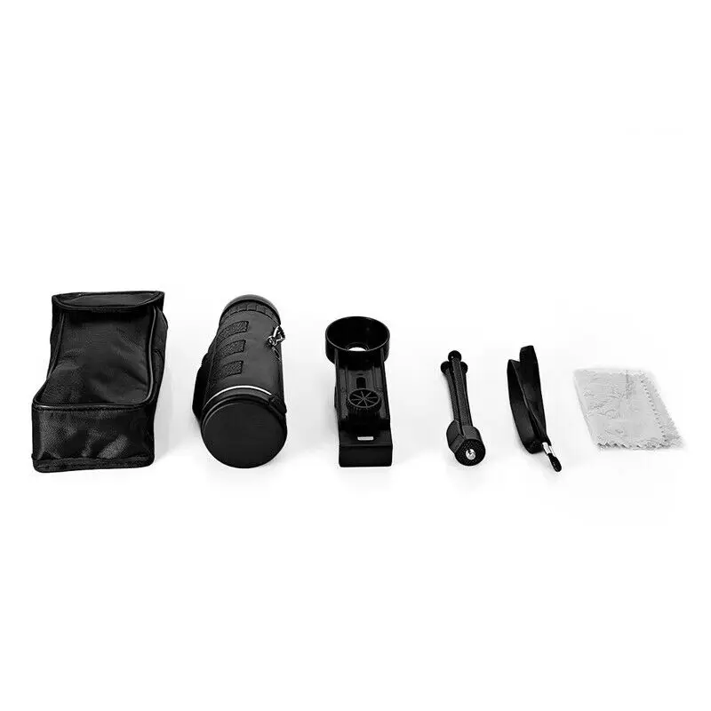 40X60 Zoom Optical HD Lens Monocular Telescope+ Tripod+ Clip For Universal Phone