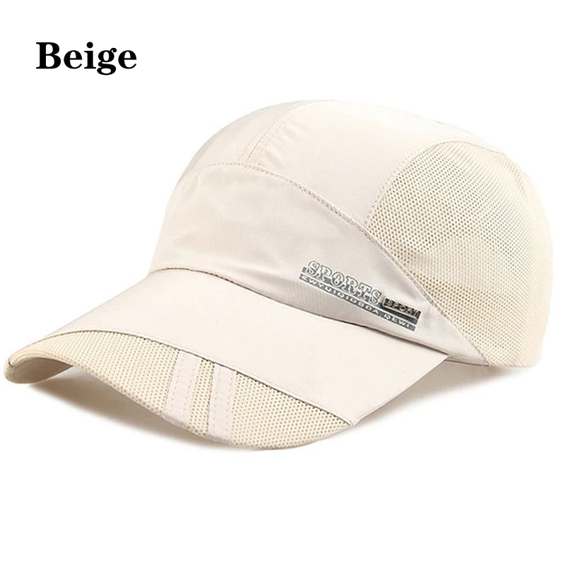 Mens Summer Outdoor Sport Baseball Hat Running Visor Cap Quick Dry Mesh Cap 8 Colors baseball cap,fashion hat,sports hat
