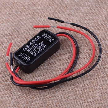 

CITALL Car 12V GS-100A Brake Stop Tail Light LED Strobe Flash Module Box Switch Controller Fit for all 12V Car SUV Trucks