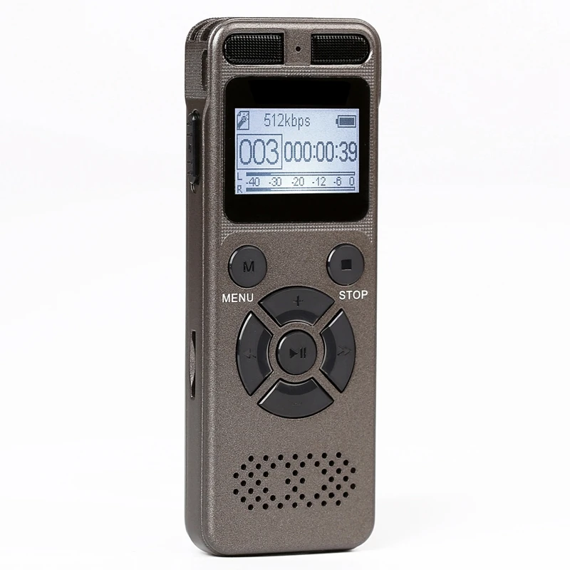  RISE-8Gb Voice Recorder Usb Business Portable Digital Audio Recorder With Mp3 Player Support Multi-