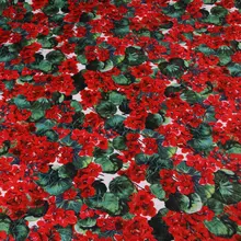 145 см ширина Portofino печать белая жаккардовая ткань для женщин осень зима платья юбки пальто брюки Швейные DIY-BF126