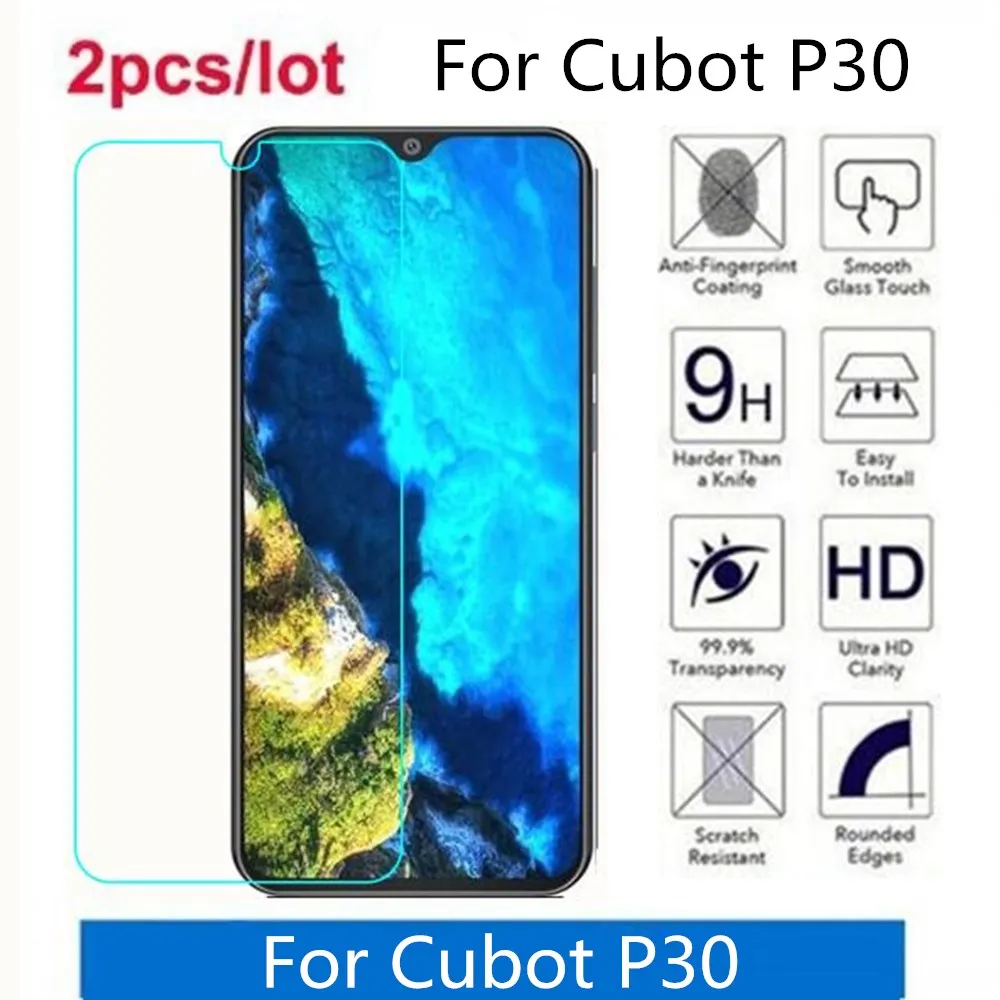 Закаленное стекло для Cubot P30 2.5D Премиум Защитная пленка для экрана для Cubot P30 защитная пленка, стекло