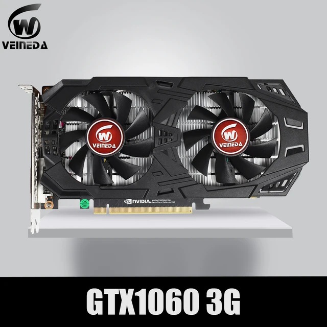 Graphics Card GTX 1060 6GB 192Bit GDDR5 GPU Video Card 1