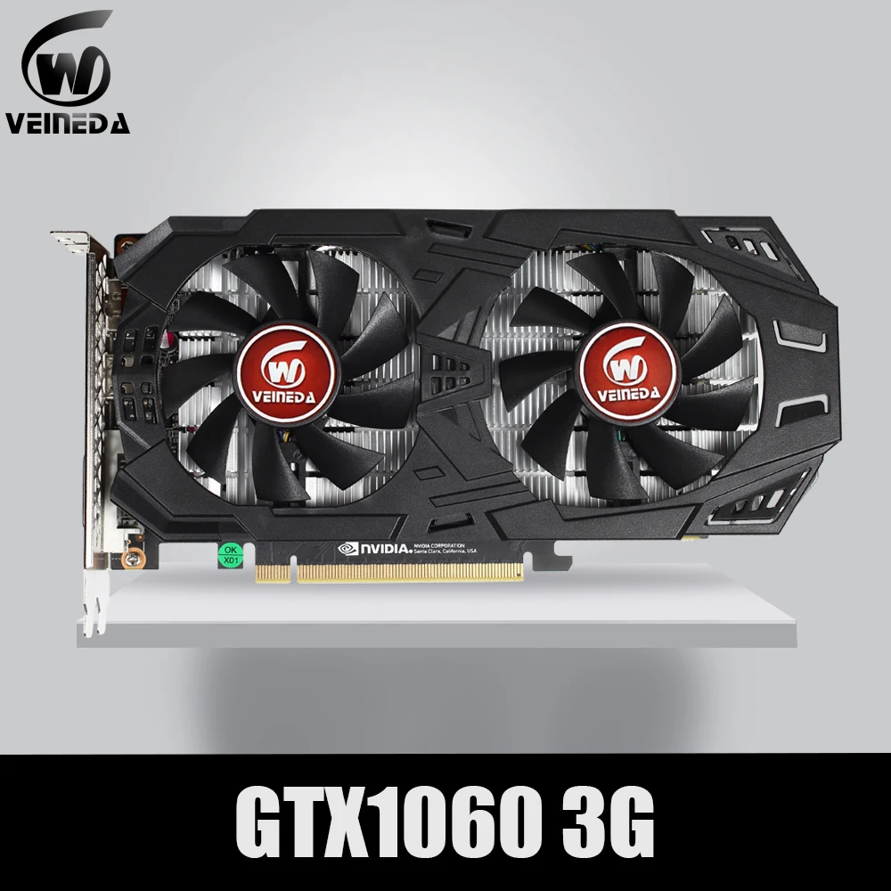 Placa Gráfica GTX 1060 GB GB 192Bit 6 3 VEINEDA GDDR5 PCI...