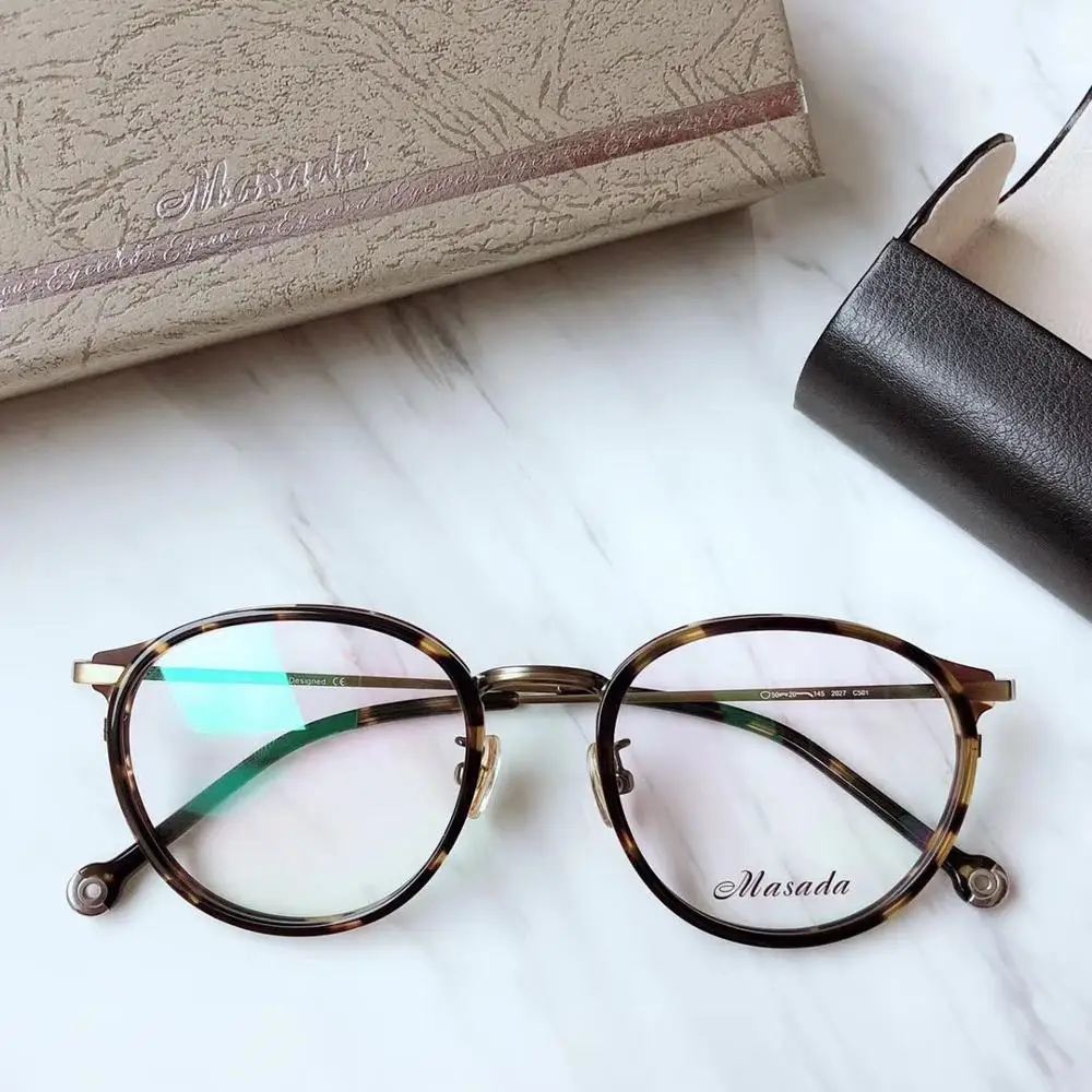 Vintage Optical Glasses Frame Glasses Frame Men And Women Round Glasses Classic Full Optical Prescription Glasses Frame