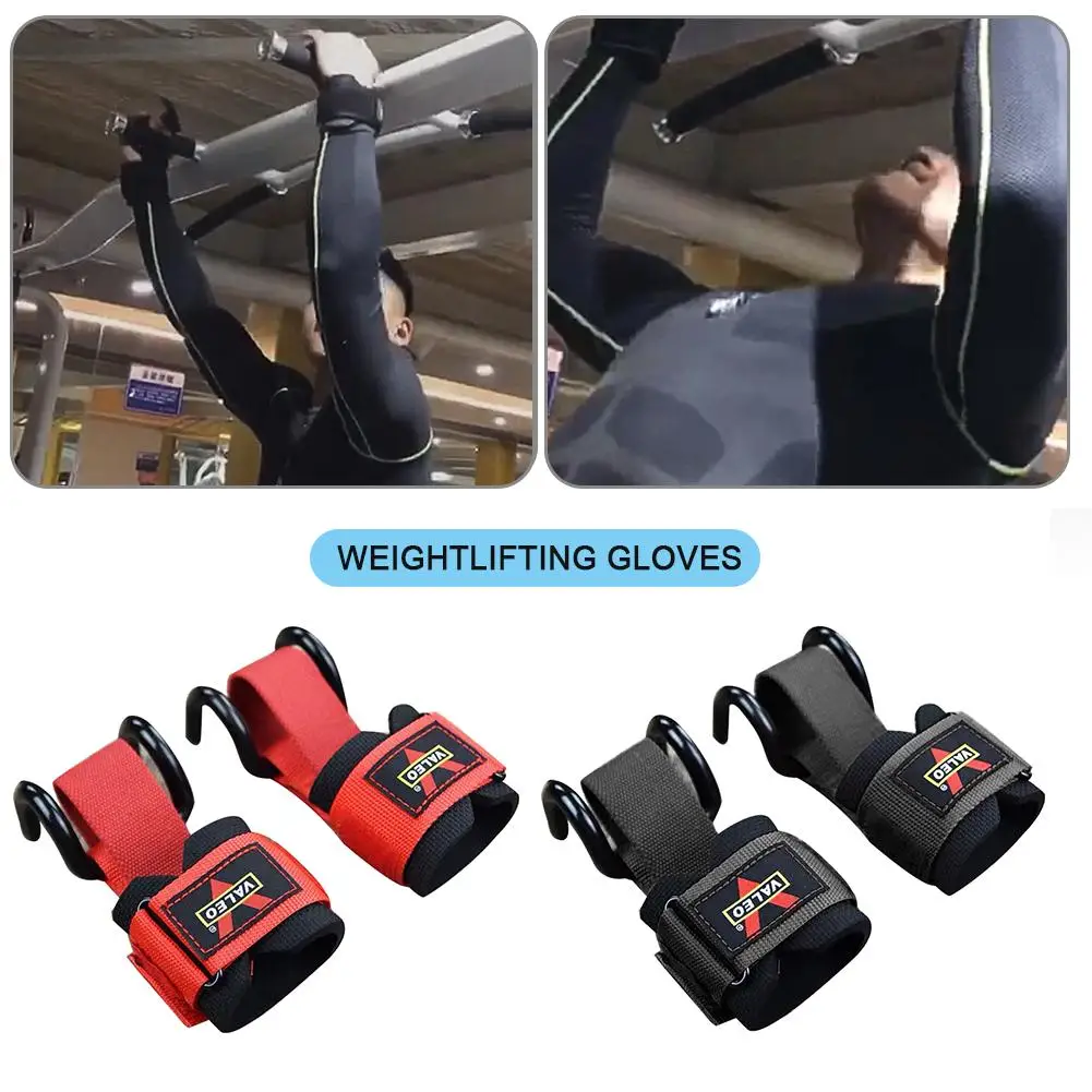 1 пара крючков для тяжелой атлетики ремни на запястье перчатки для силовой тяжелой атлетики тренировочные ремни для тренажерного зала крючки для тяжелой атлетики